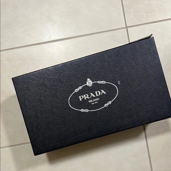 Prada Brown Shoe with rubber accent size 9 USA